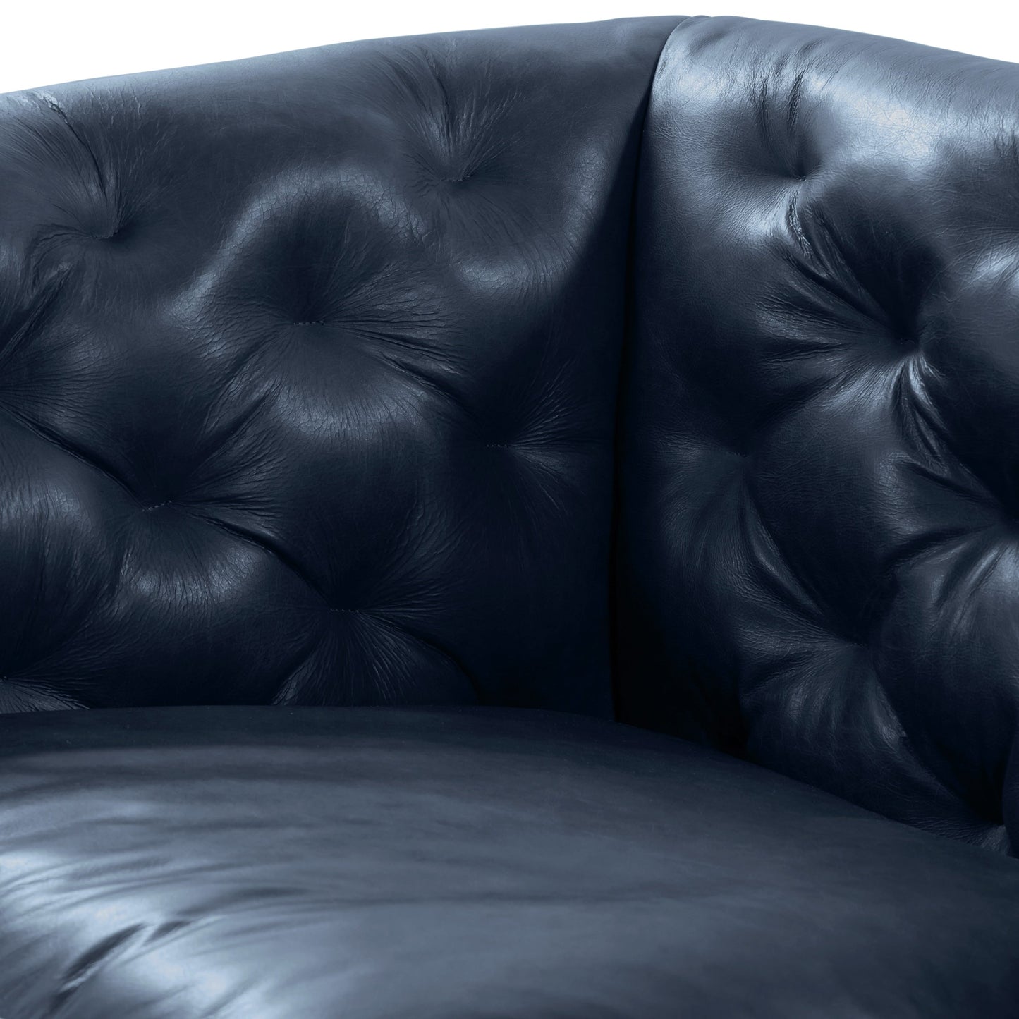 Poly & Bark Essex 89 Sofa - Full Grain Genuine Italian Leather