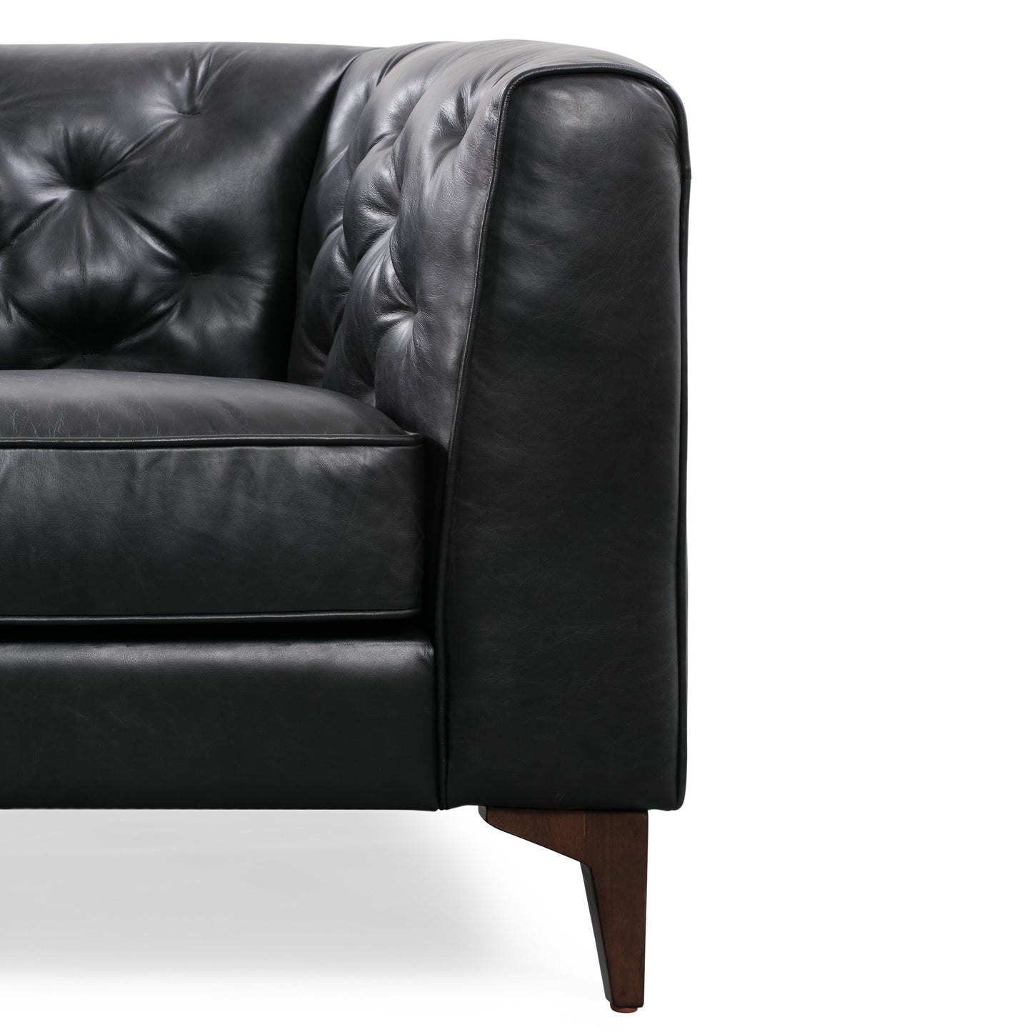 Poly & Bark Essex 89 Sofa - Full Grain Genuine Italian Leather