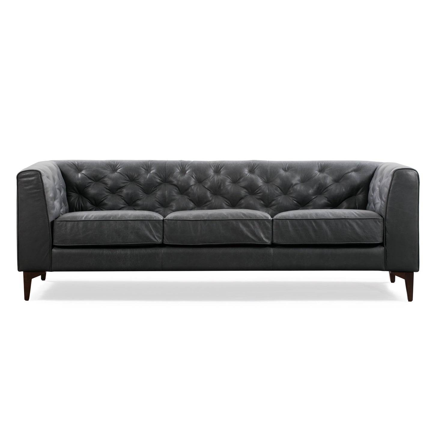 Poly & Bark Essex 89 Sofa - Full Grain Genuine Italian Leather
