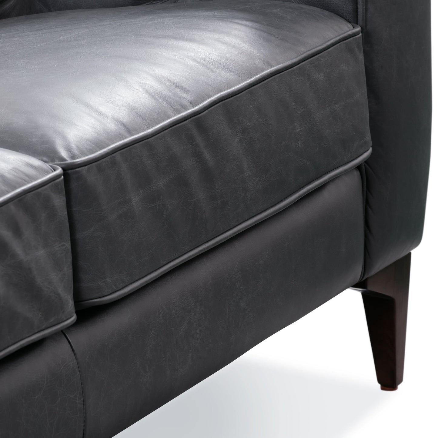 Poly & Bark Essex 89 Sofa - Full Grain Genuine Italian Leather