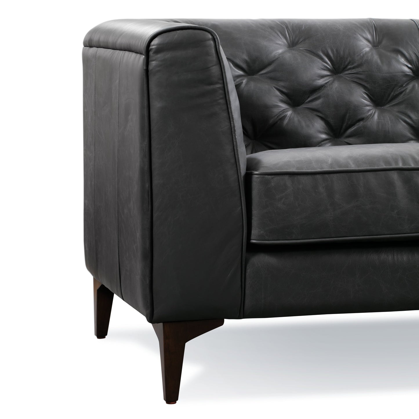 Poly & Bark Essex 89 Sofa - Full Grain Genuine Italian Leather