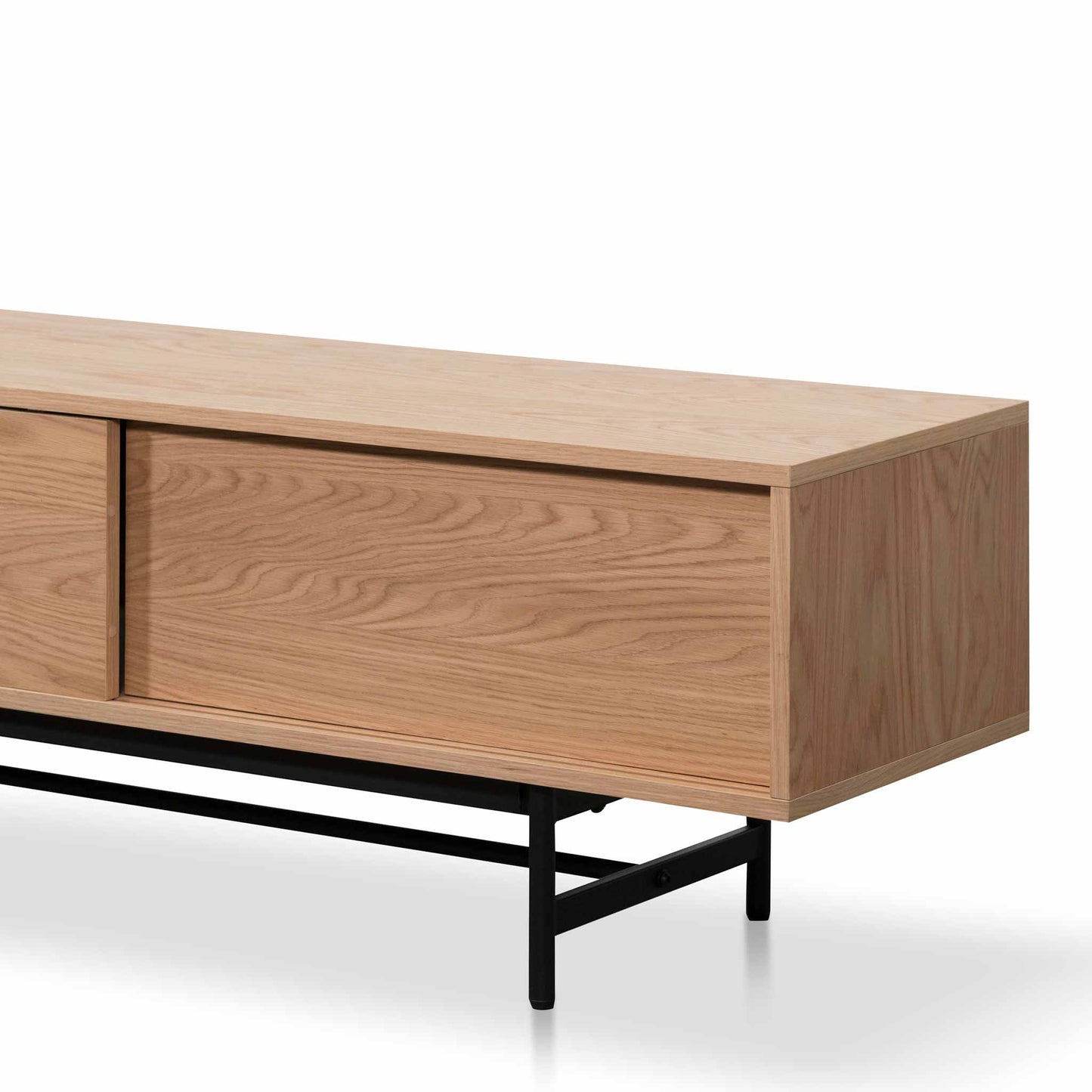 Christie 2.1m Wooden Entertainment TV Unit - Natural
