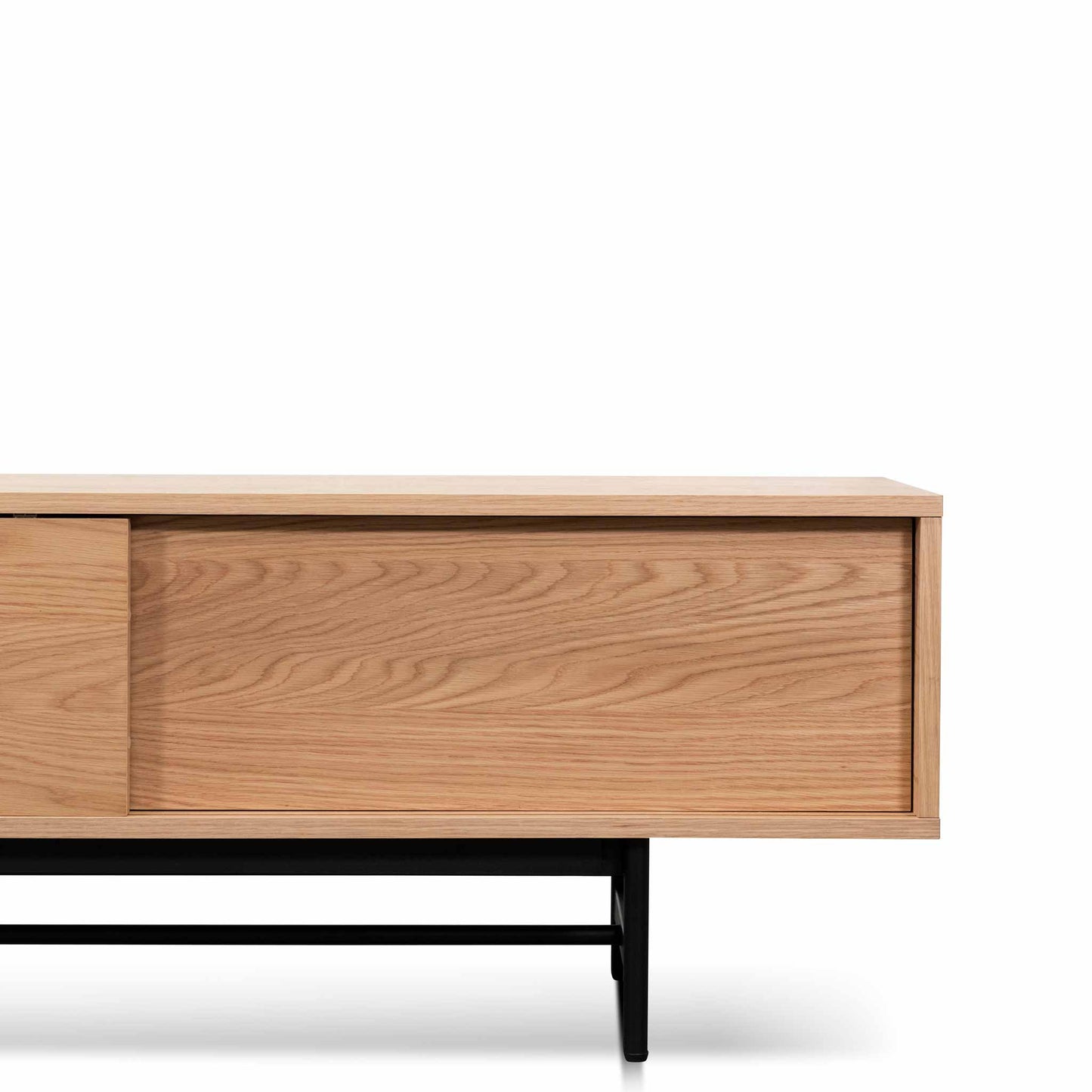 Christie 2.1m Wooden Entertainment TV Unit - Natural