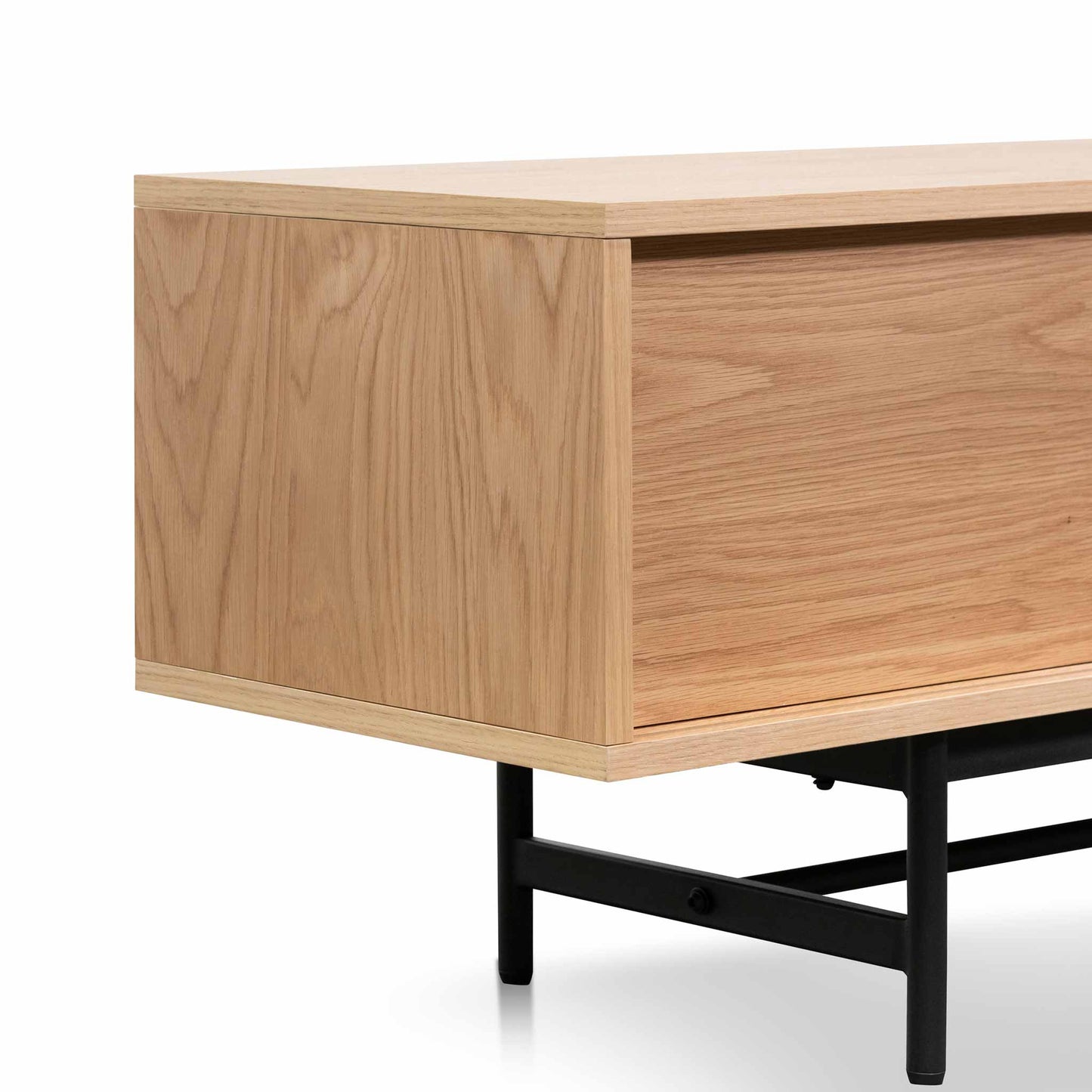 Christie 2.1m Wooden Entertainment TV Unit - Natural