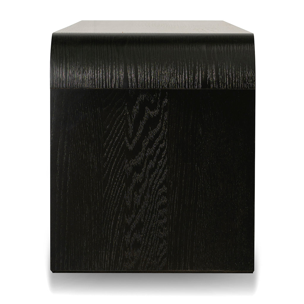 Boran 2m TV Entertainment Unit - Textured Espresso Black