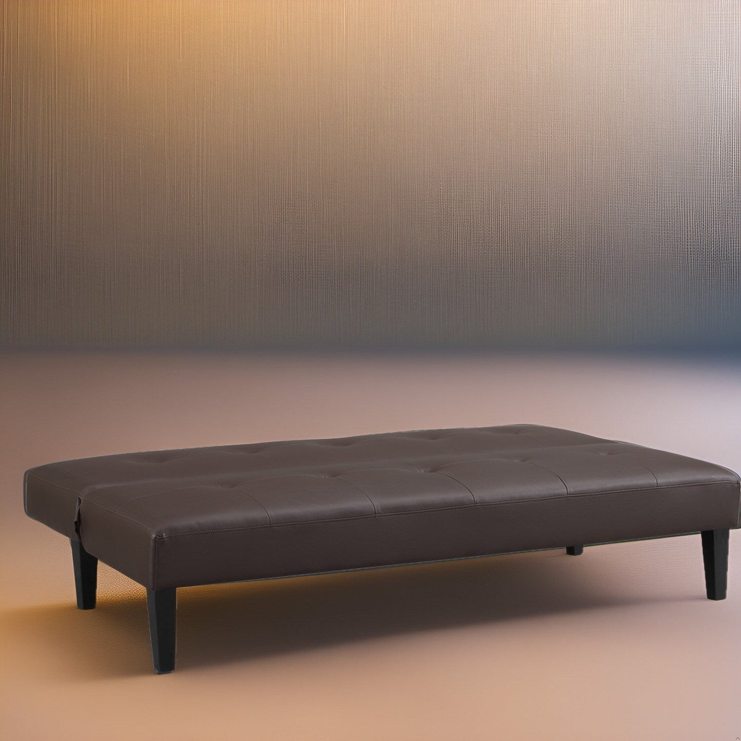 Ultimate Futon Sofa Collection: Futon Sofa with Armrest and Cupholders, Button Tufted Sofa with Wooden Legs
