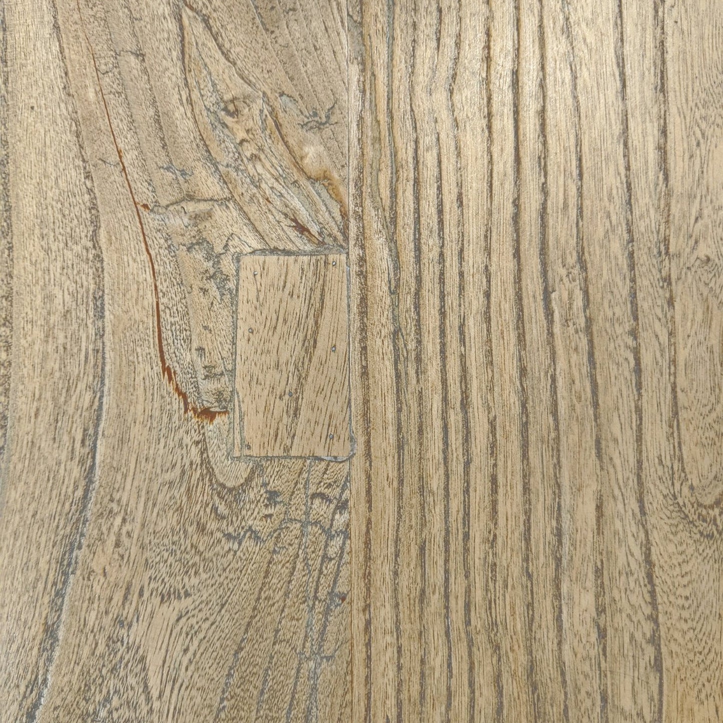 Dalton Reclaimed Elm Wood 1.5m Dining Table - Rustic Natural