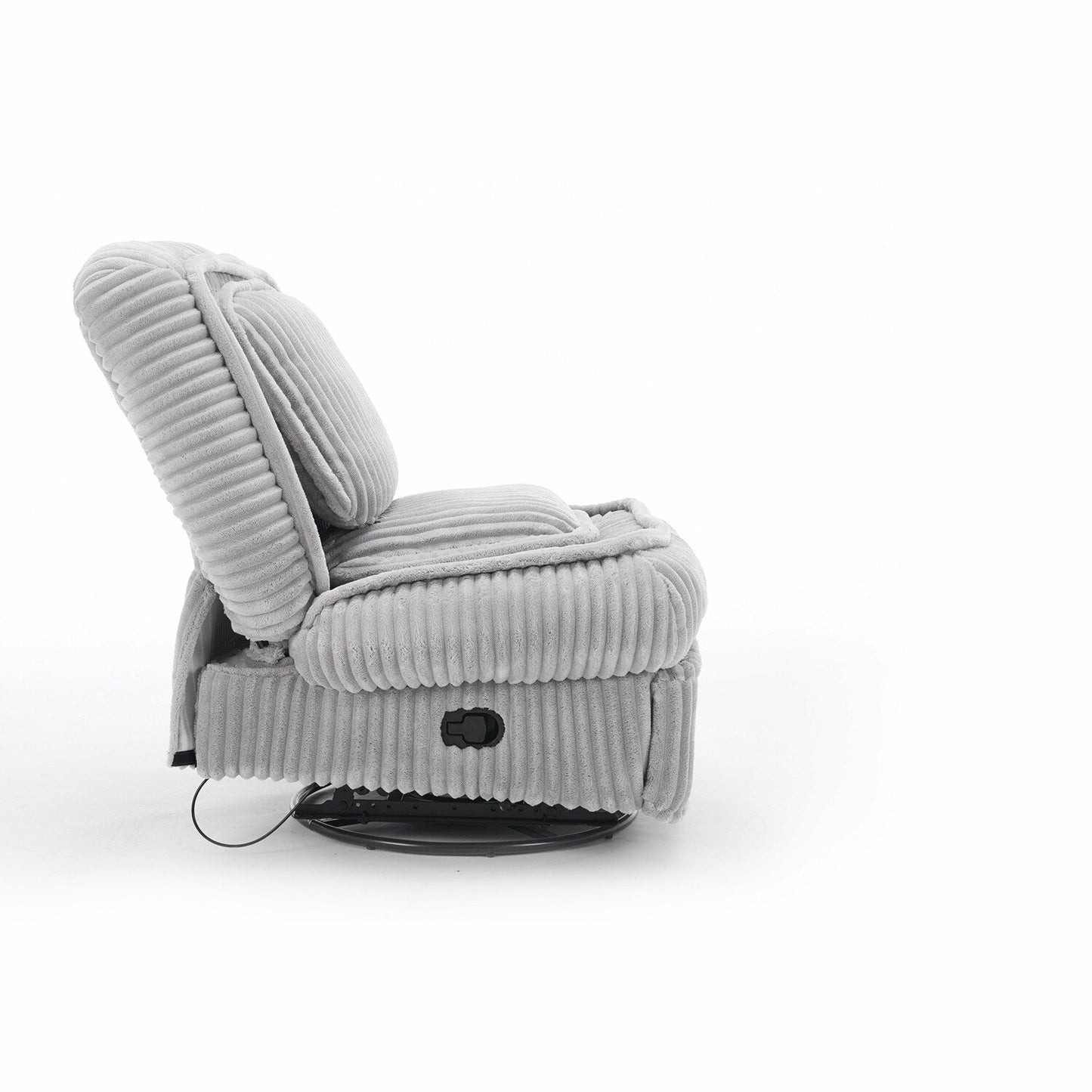 Versatile Corduroy Recliner Sofa for Relaxation and Comfort