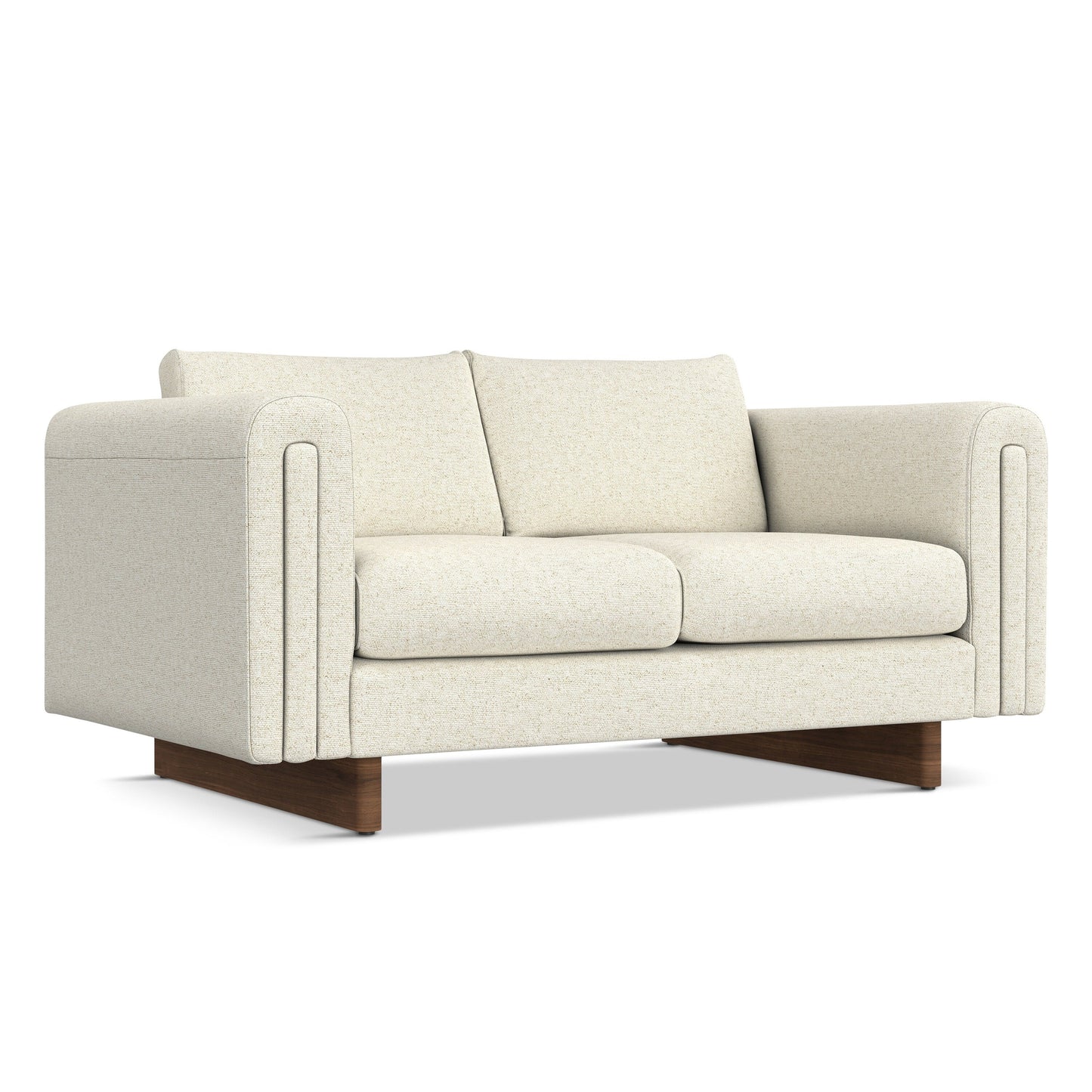 WYNDENHALL Drayton 61 inch Wide Contemporary Loveseat Sofa in Tightly Woven Performance Fabric - Â 61 W x 38 D x 30 H