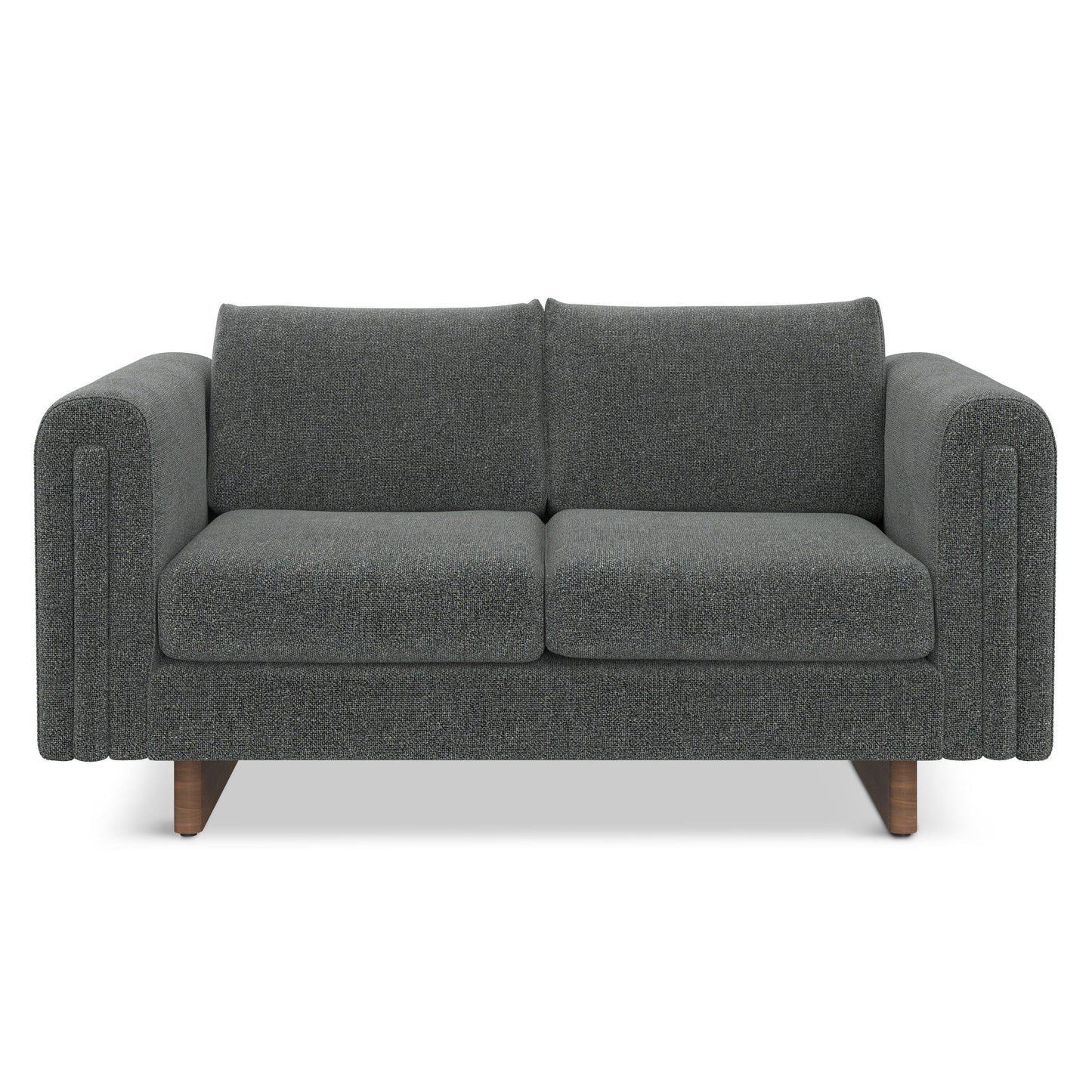 WYNDENHALL Drayton 61 inch Wide Contemporary Loveseat Sofa in Tightly Woven Performance Fabric - Â 61 W x 38 D x 30 H