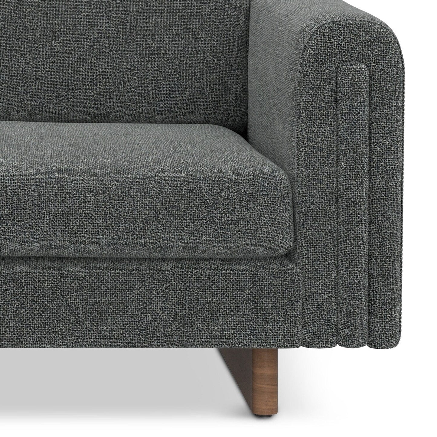WYNDENHALL Drayton 61 inch Wide Contemporary Loveseat Sofa in Tightly Woven Performance Fabric - Â 61 W x 38 D x 30 H