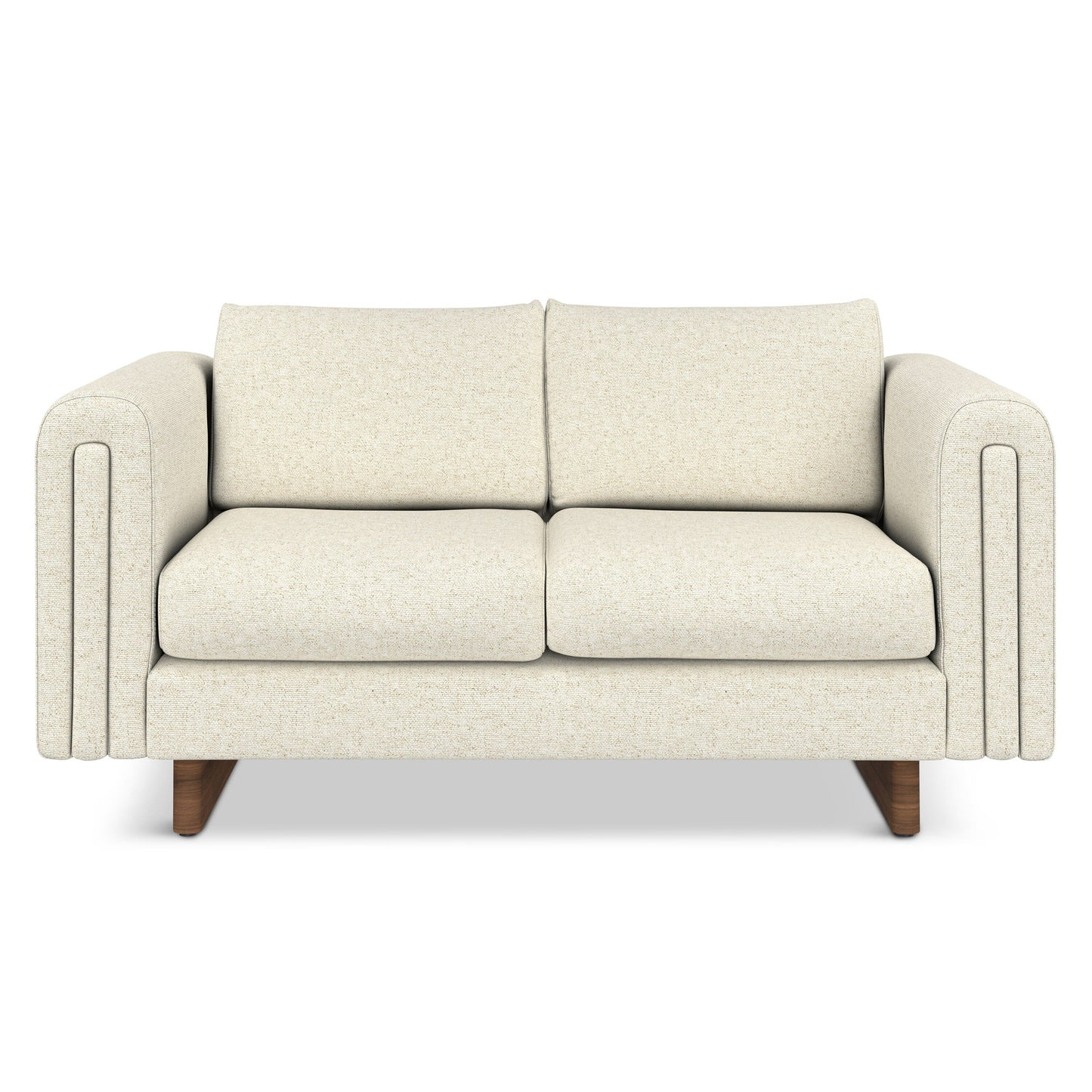 WYNDENHALL Drayton 61 inch Wide Contemporary Loveseat Sofa in Tightly Woven Performance Fabric - Â 61 W x 38 D x 30 H
