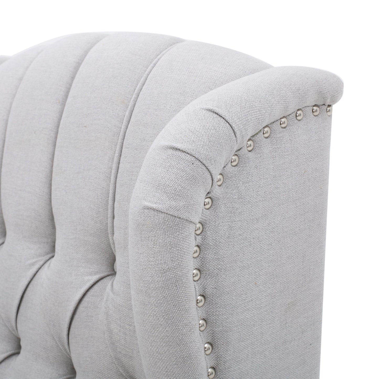 Walter Tufted Fabric Wingback Recliner Club Chair by Christopher Knight Home