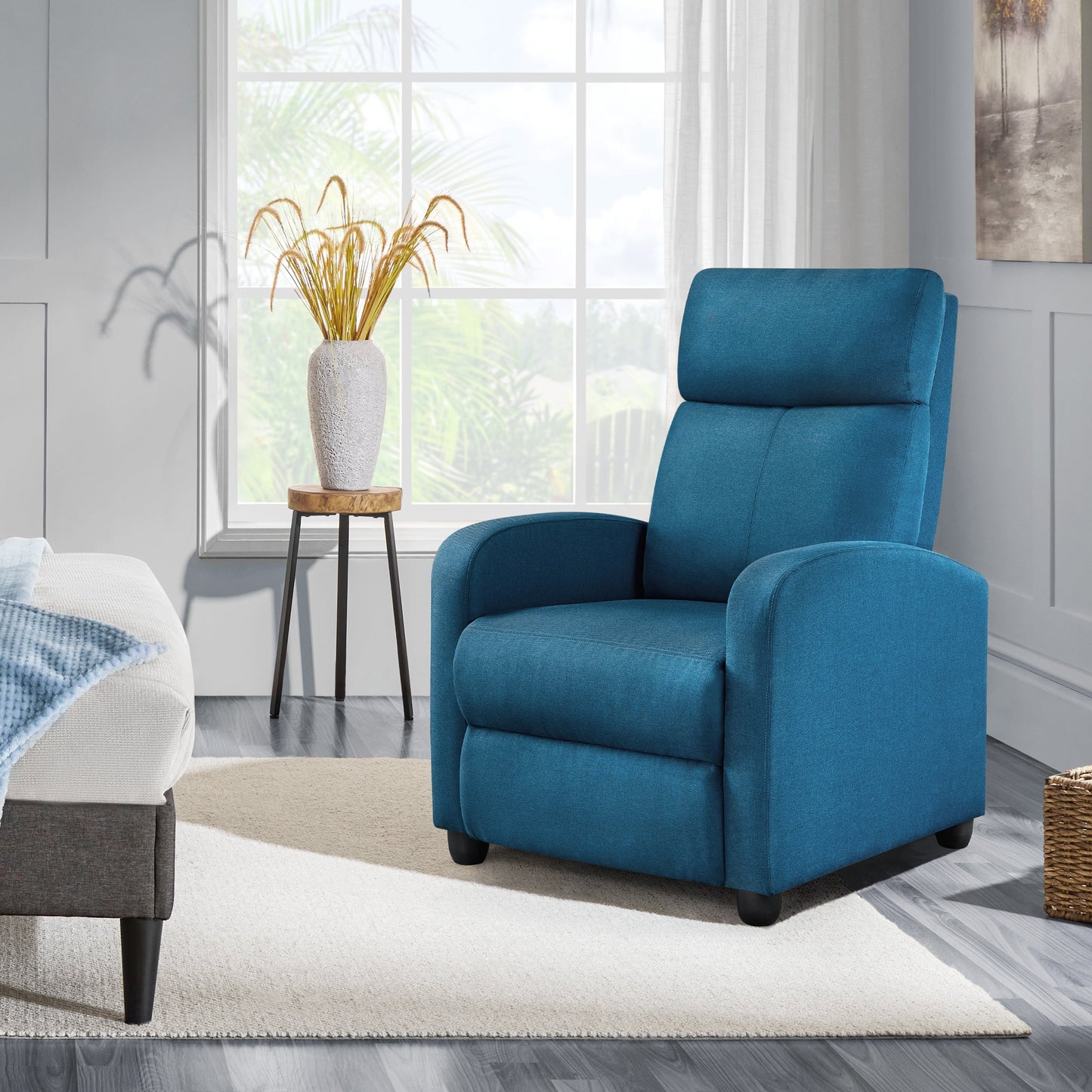 Yaheetech Modern Fabric Recliner Chair