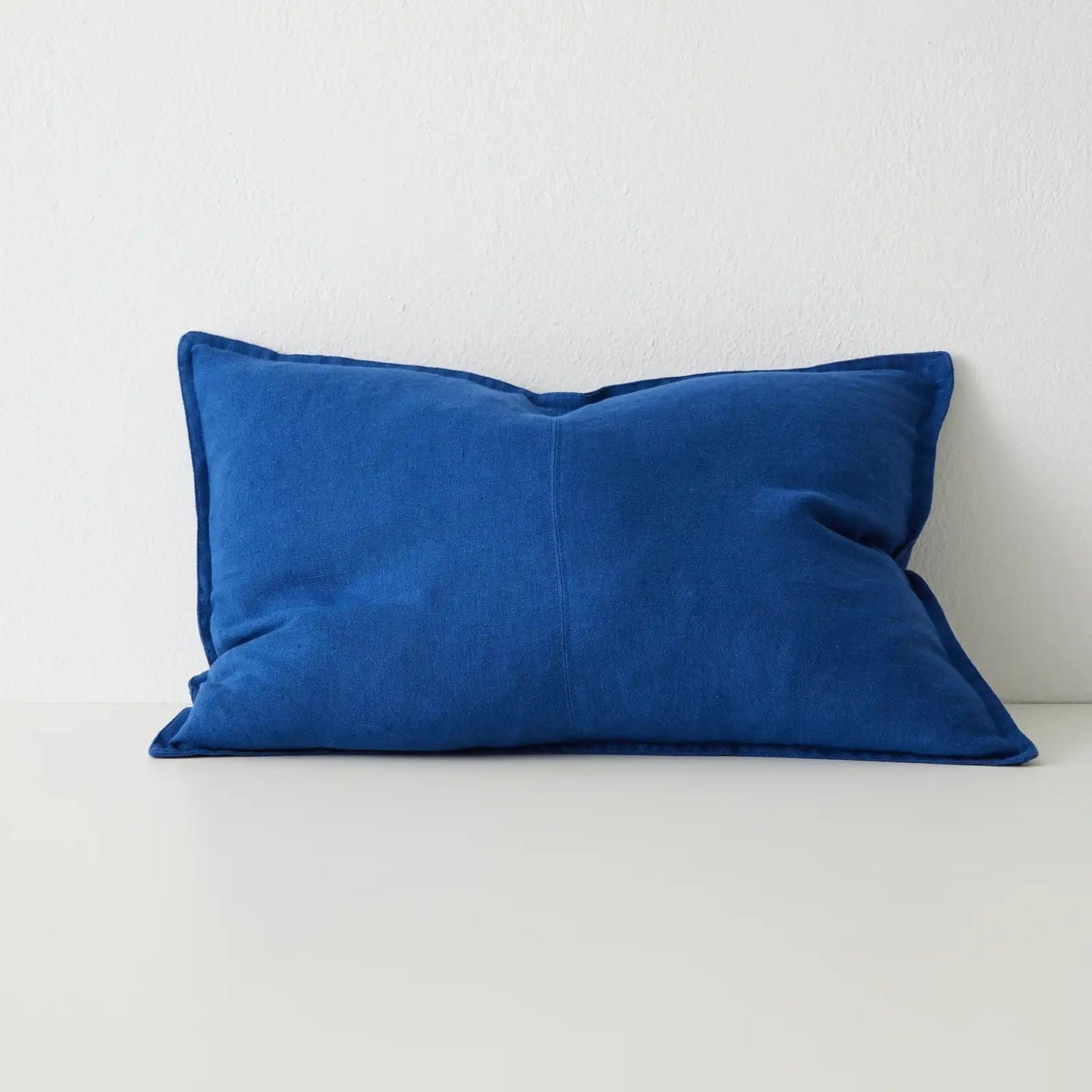 Como Linen Stonewashed Vintage Look Lumbar Cushion