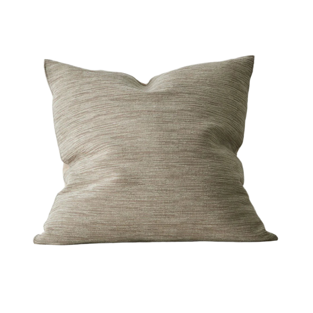Dania 50cm Woven Texture with Overlocked Edge Cushion