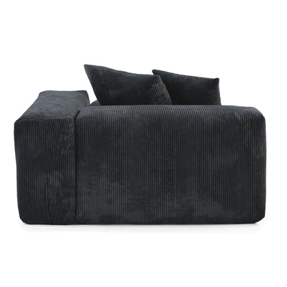 102'' Corduroy Loveseat Sofa Large Modular Cloud Couch