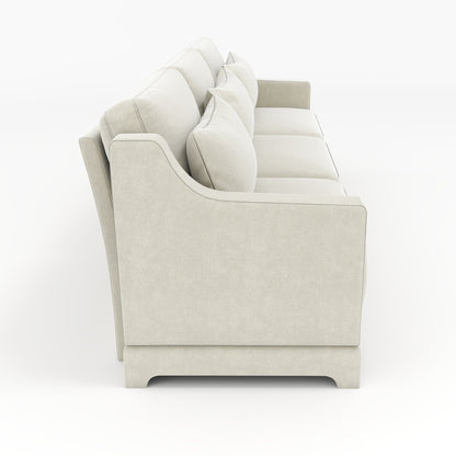 105.9 Chenille 4-Seater Sofa with ergonomic, wooden base,high - resilience sponge for Living Room