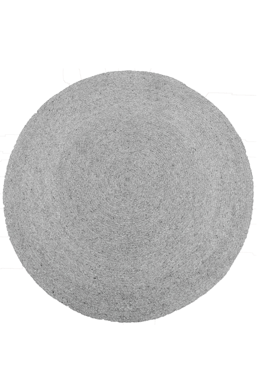 Baya Tairua 180 cm Wool Round Rug - Silver Birch
