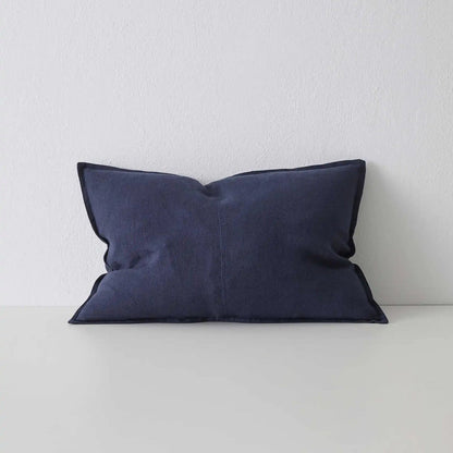 Como Linen Stonewashed Vintage Look Lumbar Cushion