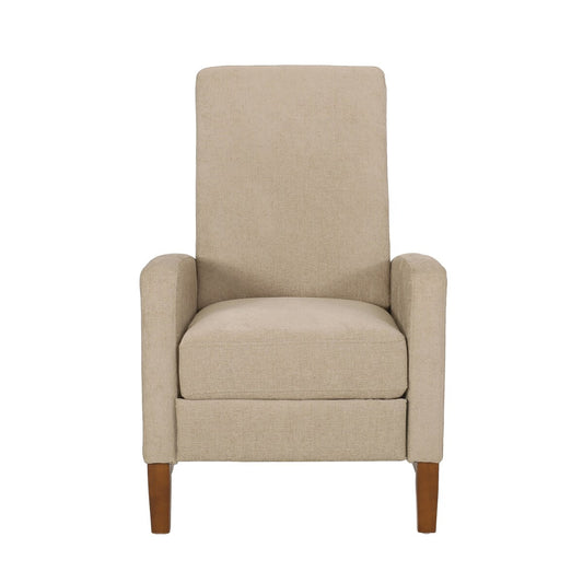 27 Wide Wood Hand Manual Club Recliner Classic Overstuffed Single Recliner Sofa,Living Room Furniture
