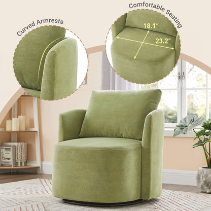 29.9inch Accent Barrel Armchair
