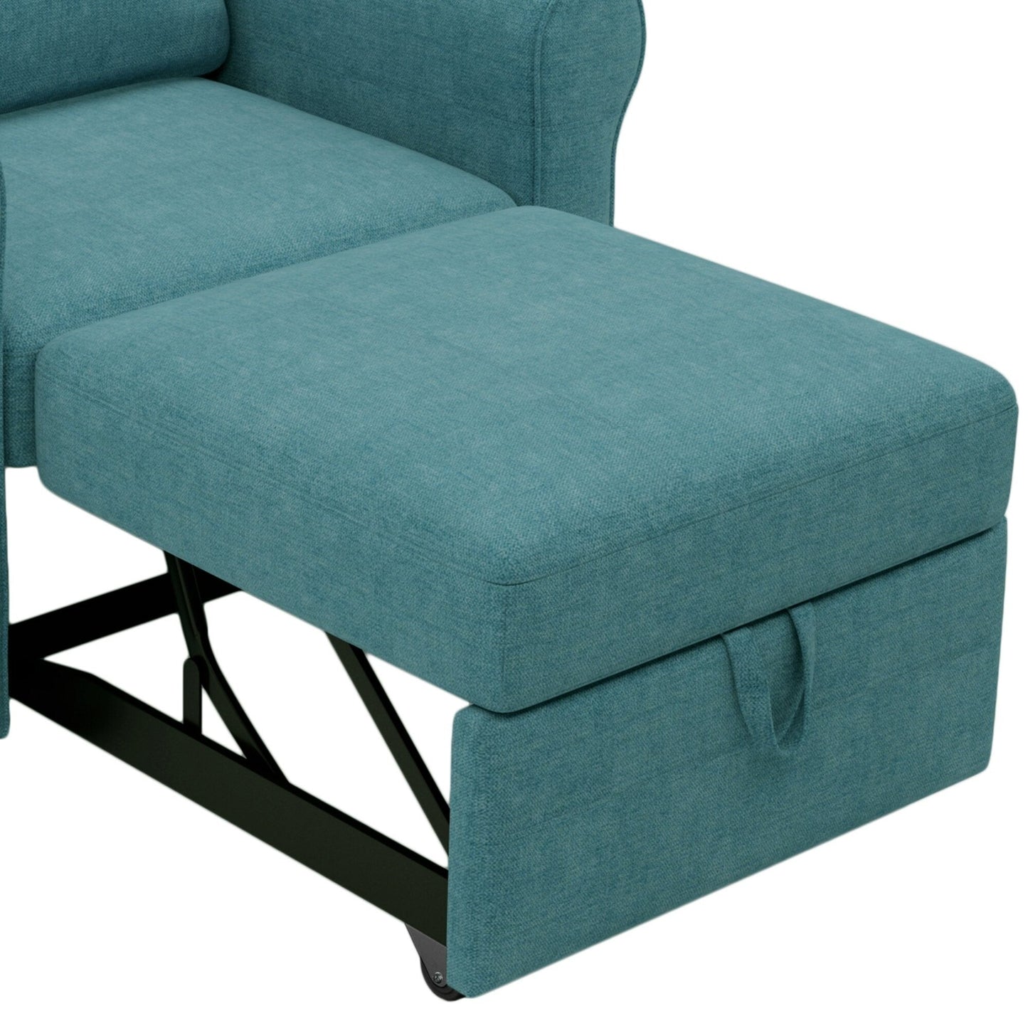 3-in-1 Adjustable Sleeper Sofa Bed, Pull Out Sofa Chair, Convertible Folding Bed for Living Room