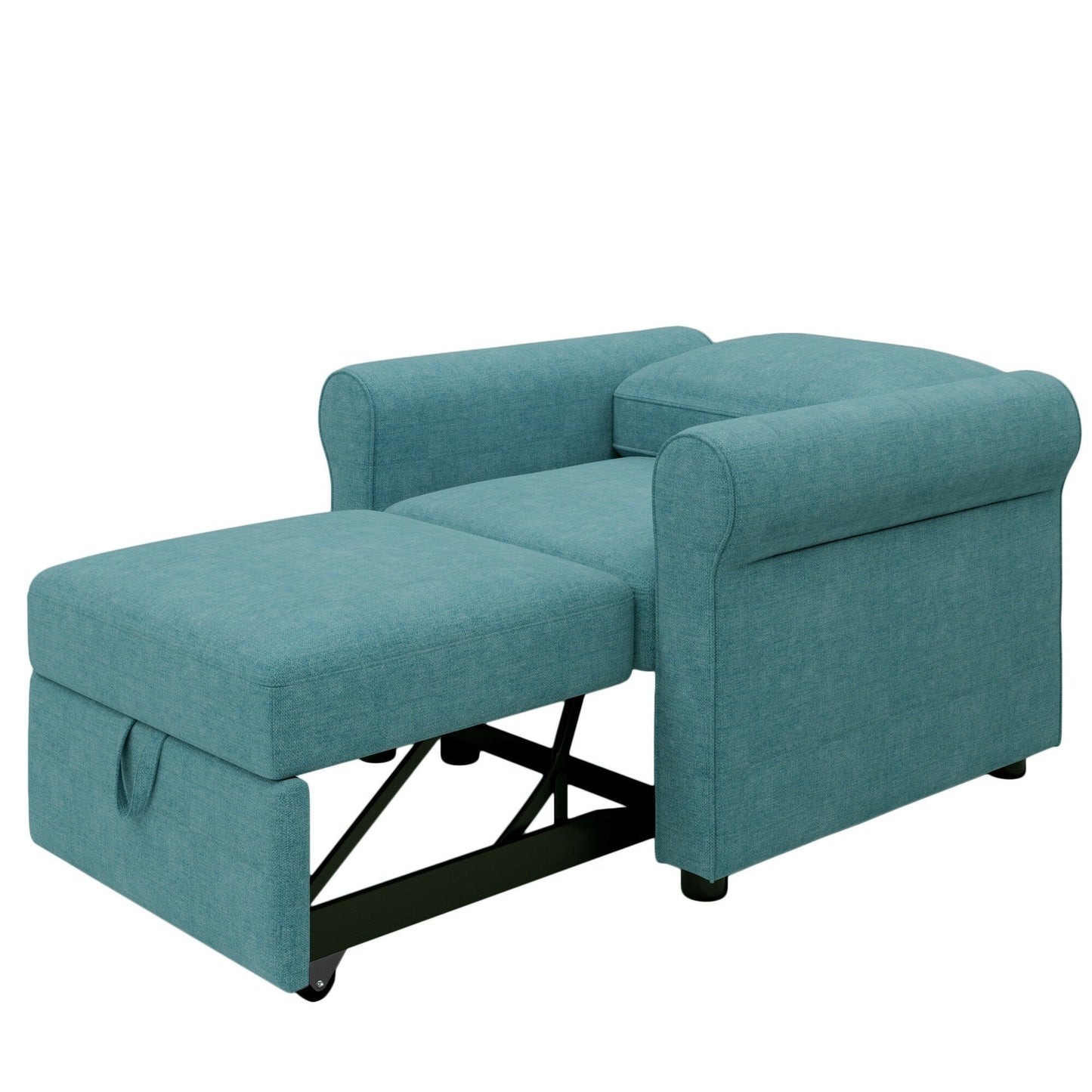 3-in-1 Adjustable Sleeper Sofa Bed, Pull Out Sofa Chair, Convertible Folding Bed for Living Room