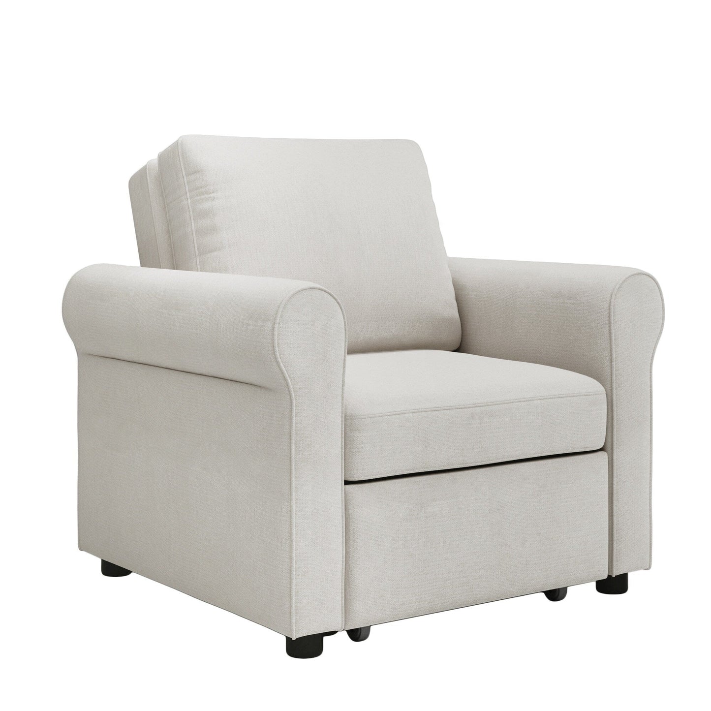 3-in-1 Adjustable Sleeper Sofa Bed, Pull Out Sofa Chair, Convertible Folding Bed for Living Room