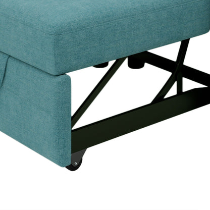 3-in-1 Adjustable Sleeper Sofa Bed, Pull Out Sofa Chair, Convertible Folding Bed for Living Room