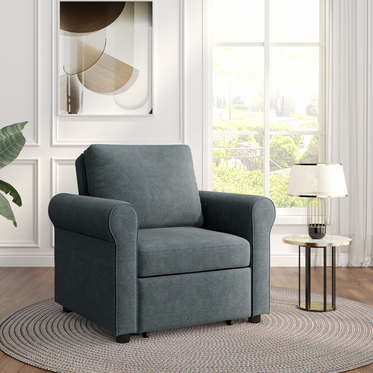 3-in-1 Sofa Bed Chair Convertible Sleeper Chair Bed Sofa Lounger Chair