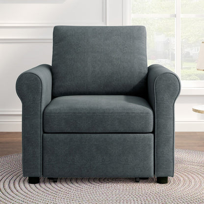 3-in-1 Sofa Bed Chair Convertible Sleeper Chair Bed Sofa Lounger Chair