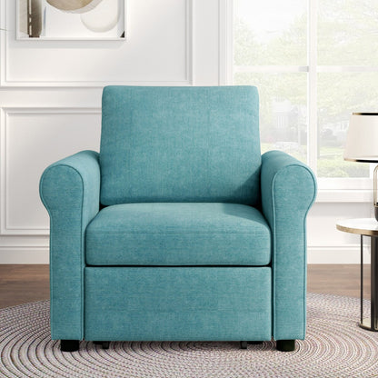 3-in-1 Sofa Bed Chair Convertible Sleeper Chair Bed Sofa Lounger Chair