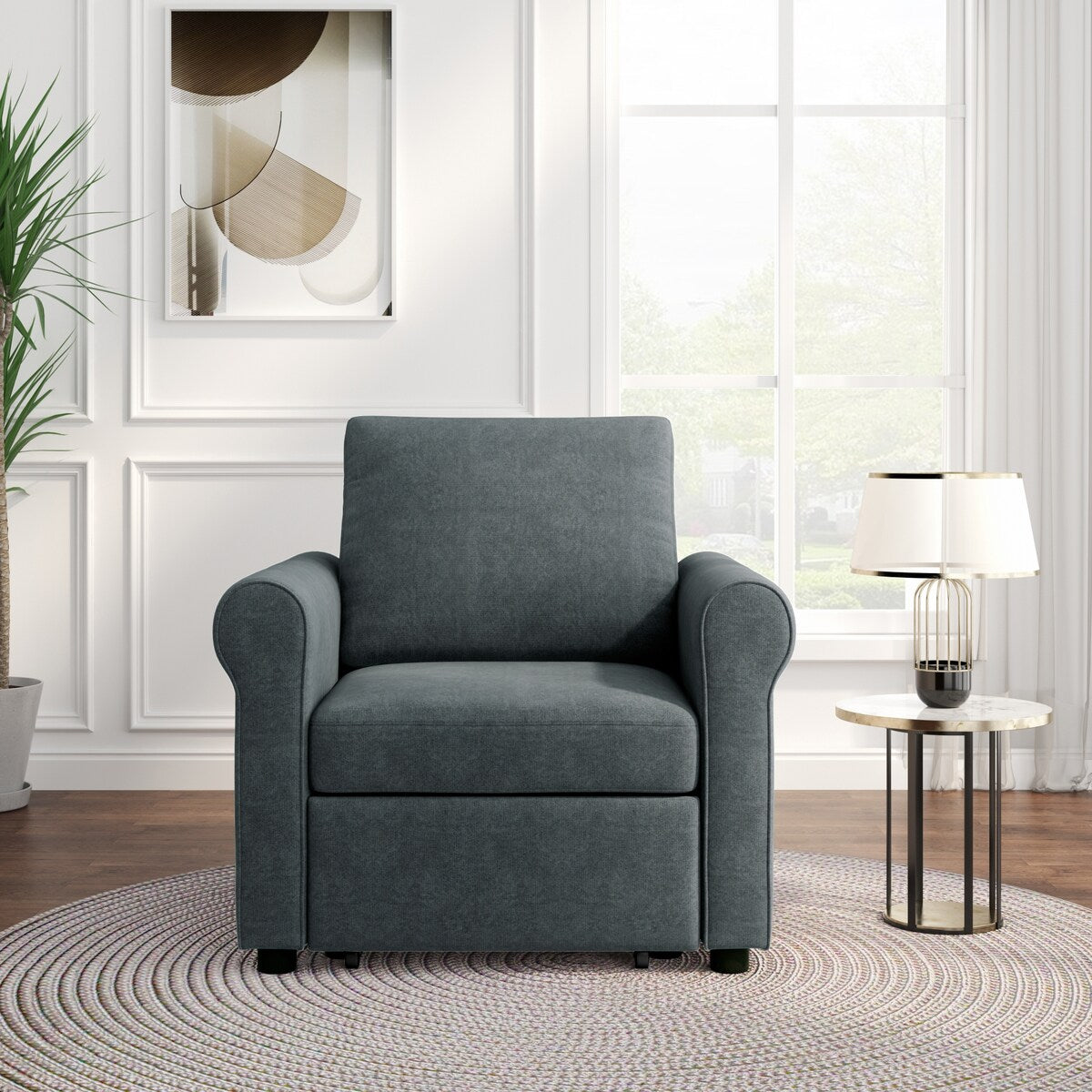 3-in-1 Sofa Bed Chair Convertible Sleeper Chair Bed Sofa Lounger Chair
