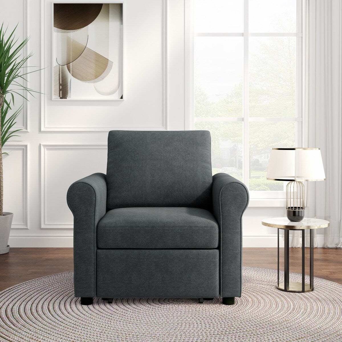 3-in-1 Sofa Bed Chair Convertible Sleeper Chair Bed Sofa Lounger Chair