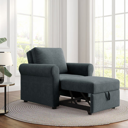 3-in-1 Sofa Bed Chair Convertible Sleeper Chair Bed Sofa Lounger Chair