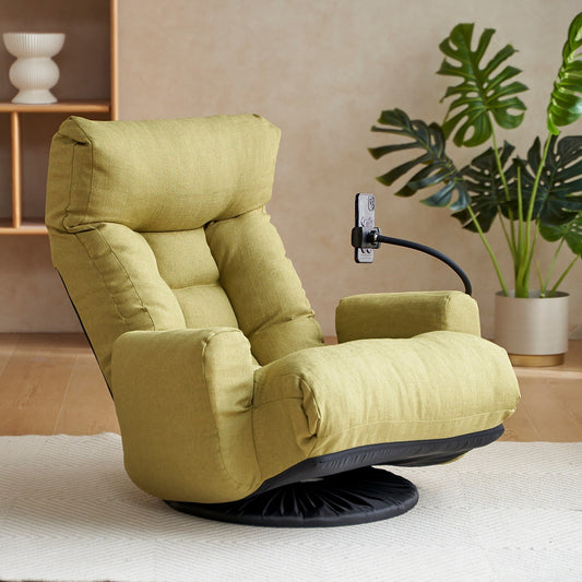 360 Degree Rotatable Sofa Chair Adjustable Lounge Chair Foldable Game Chair Recliner with Phone Holder