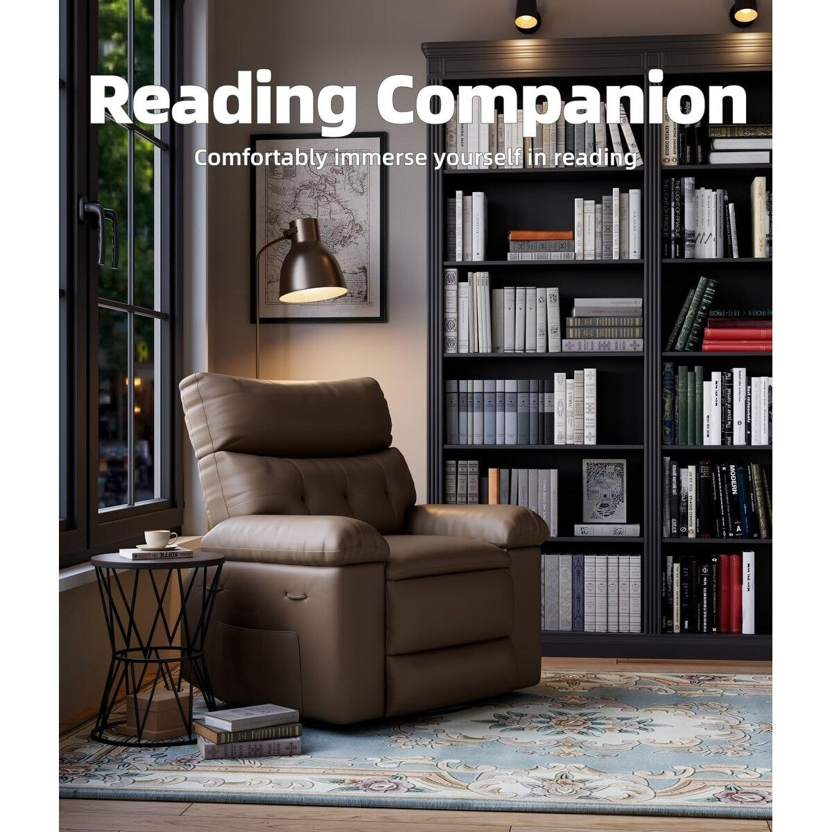 360° Swivel Oversized Recliner Chairs with Heat and Massage - Lazy Recliner Chair