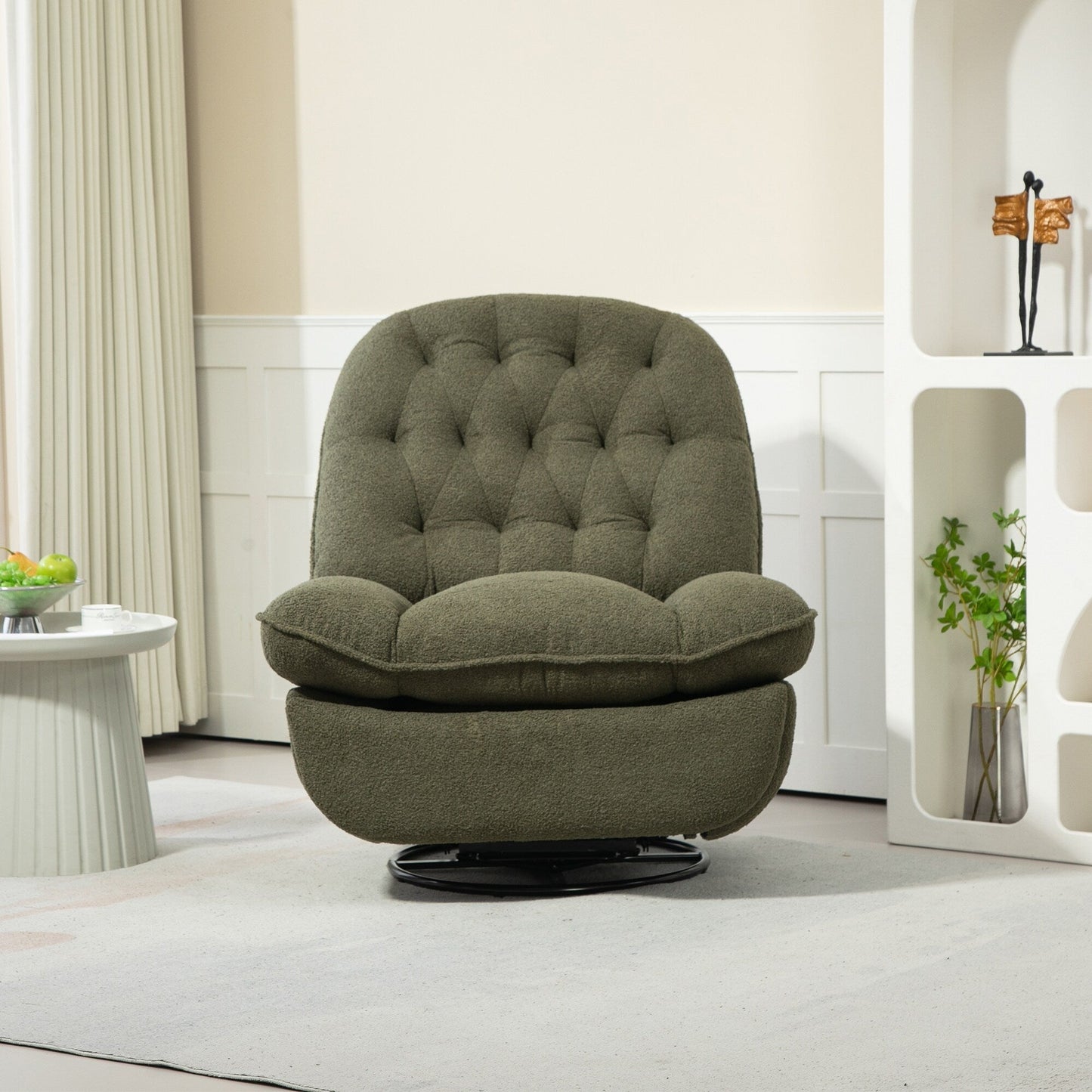 360 degrees Swivel Recliner Adjustable Sofa Chair Set of 2