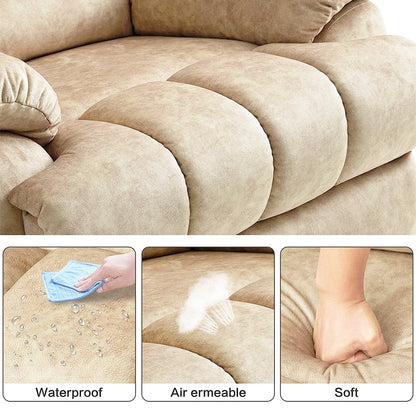 41W Oversized Manual Recliner Chair ,Extra Wide Sofa Recliners
