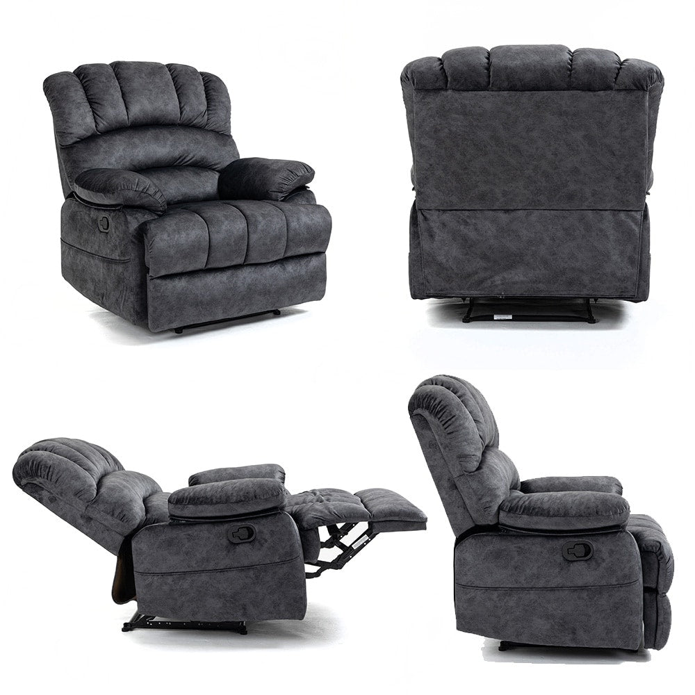 41W Oversized Manual Recliner Chair ,Extra Wide Sofa Recliners