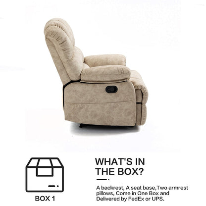 41W Oversized Manual Recliner Chair ,Extra Wide Sofa Recliners