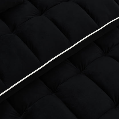 55.51 inch versatile foldable sofa bed in 3 lengths