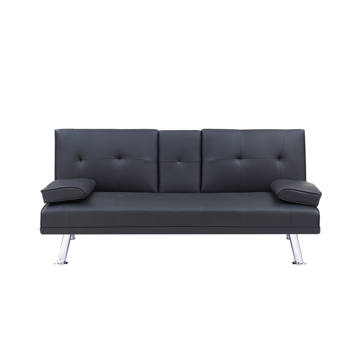 67 PU Multifunctional Double Folding Sofa Bed with Coffee Table