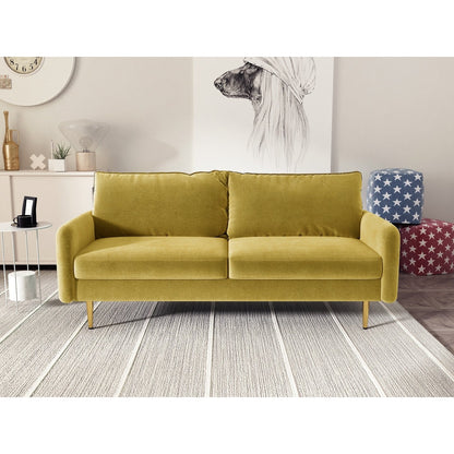 70'' Velvet Square Arm Sofa