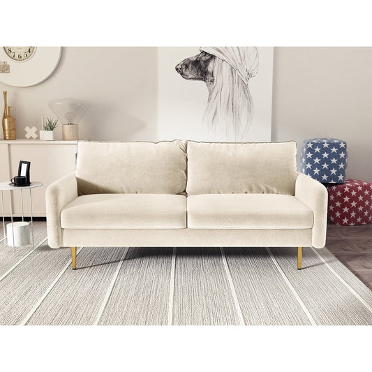 70'' Velvet Square Arm Sofa
