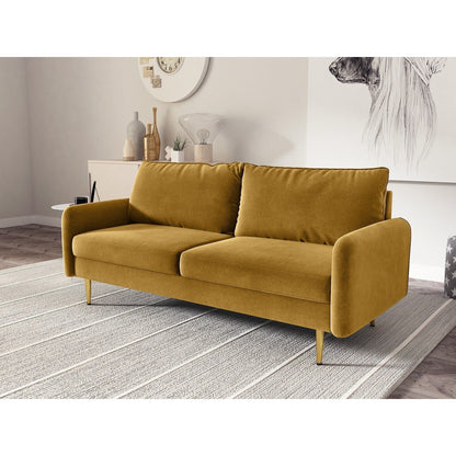 70'' Velvet Square Arm Sofa