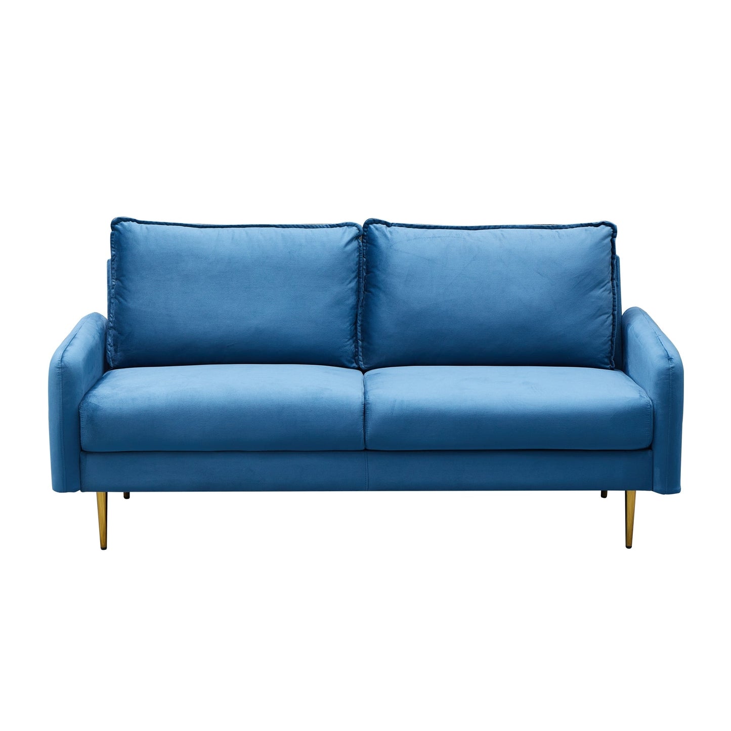 70'' Velvet Square Arm Sofa