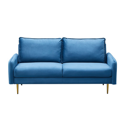 70'' Velvet Square Arm Sofa