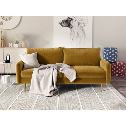 70'' Velvet Square Arm Sofa